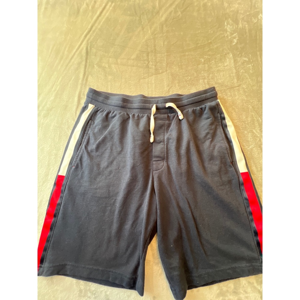 Tommy Hilfiger Sleepwear Shorts Mens Large Navy Blue Side Stripe Drawstring